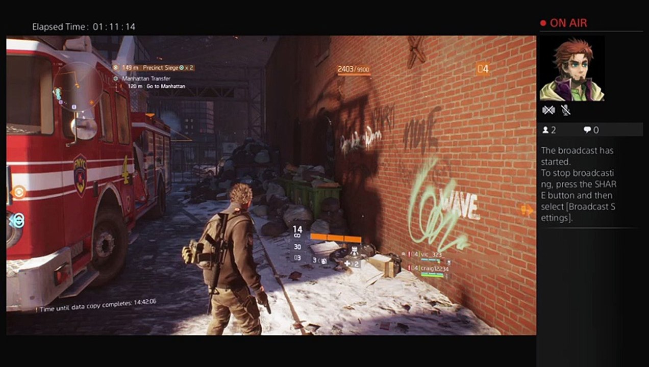 Division NoOb Live PS4 Broadcast