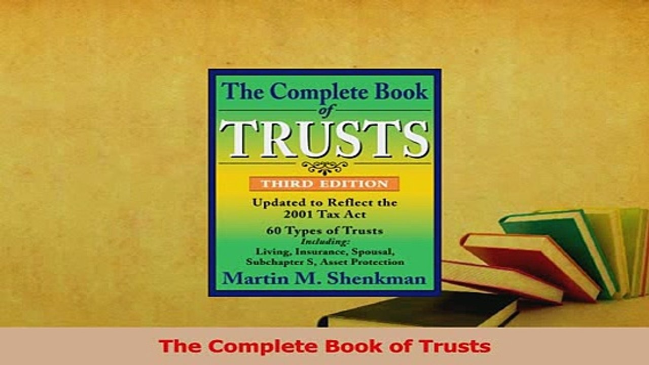 Read  The Complete Book of Trusts Ebook Free