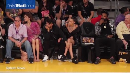 Celebrities came out in droves for Kobe Bryant's final game