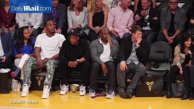 Jay Z supports Kobe Bryant in last game as Los Angeles Laker