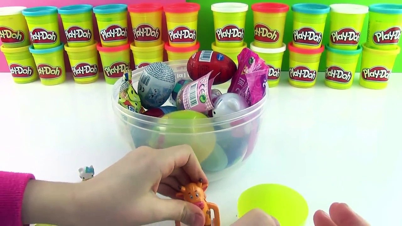 Köstebekgiller Oyun Hamuru DEV Sürpriz Yumurta Açma Mr Bady MLP LPS Frozen Shopkins Oyuncakları