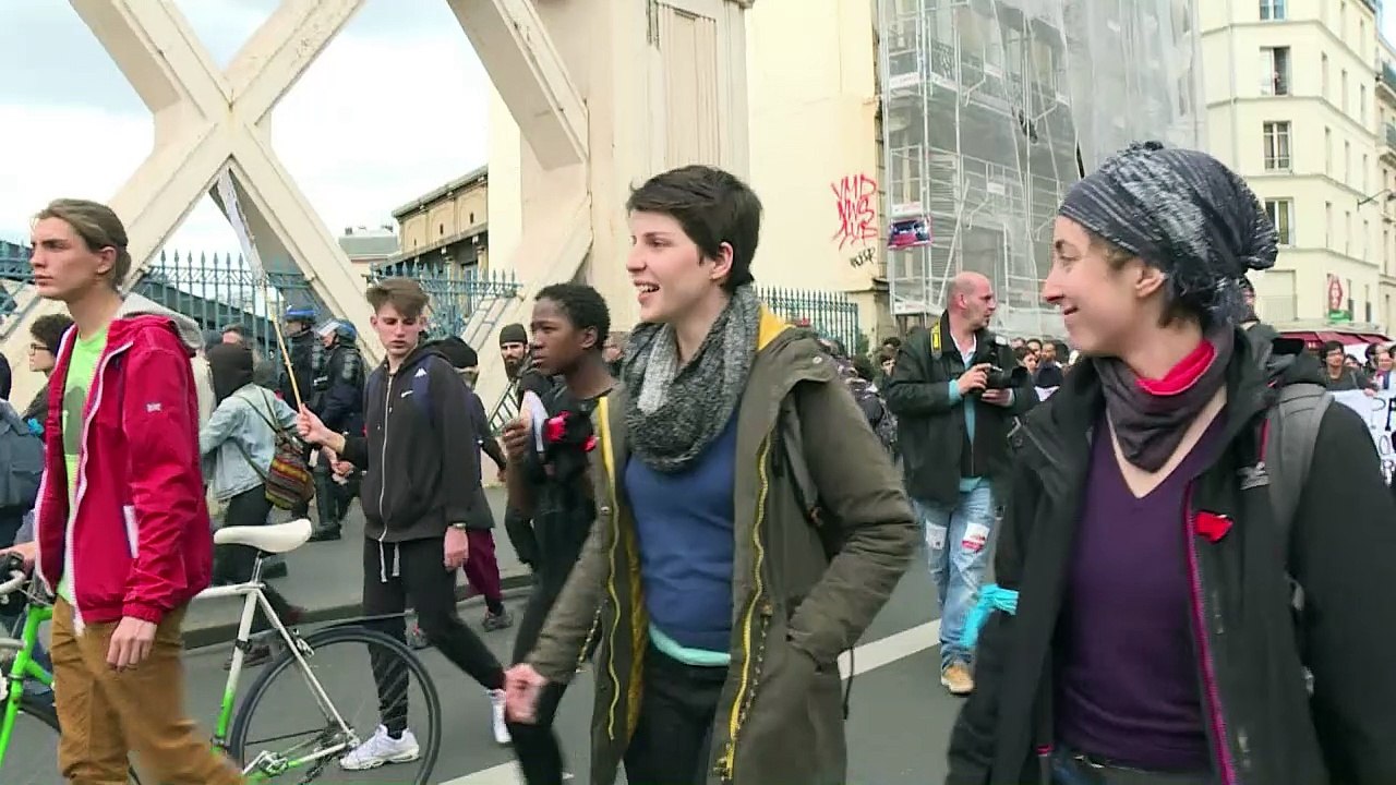 Nouvelles manifestations de jeunes contre la loi travail