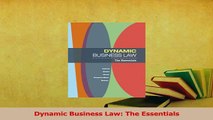 Read  Dynamic Business Law The Essentials Ebook Free