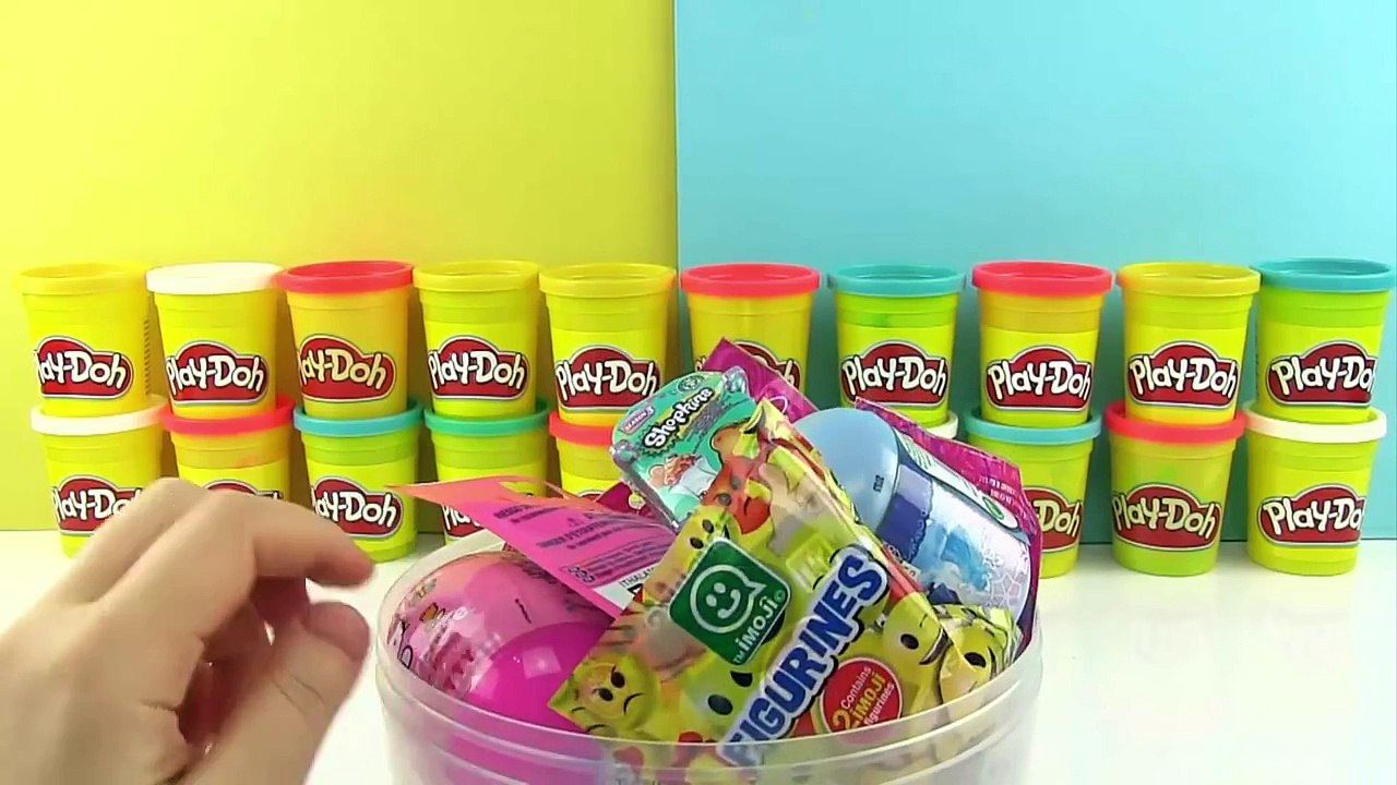 Keloğlan Oyun Hamuru DEV Sürpriz Yumurta Açma Imoji Pepee MLP Kinder Frozen Oyuncakları