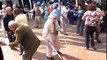 Funny Old Guy Dancing in a Music Party