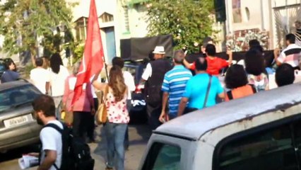 Passeata pelas ruas do bairro da Lapa em 26/03/2915 - GREVE dos Professores