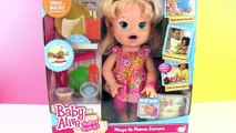 Baby Alive Maya ile Mama Zamanı Yemek Yiyen Oyuncak Bebek