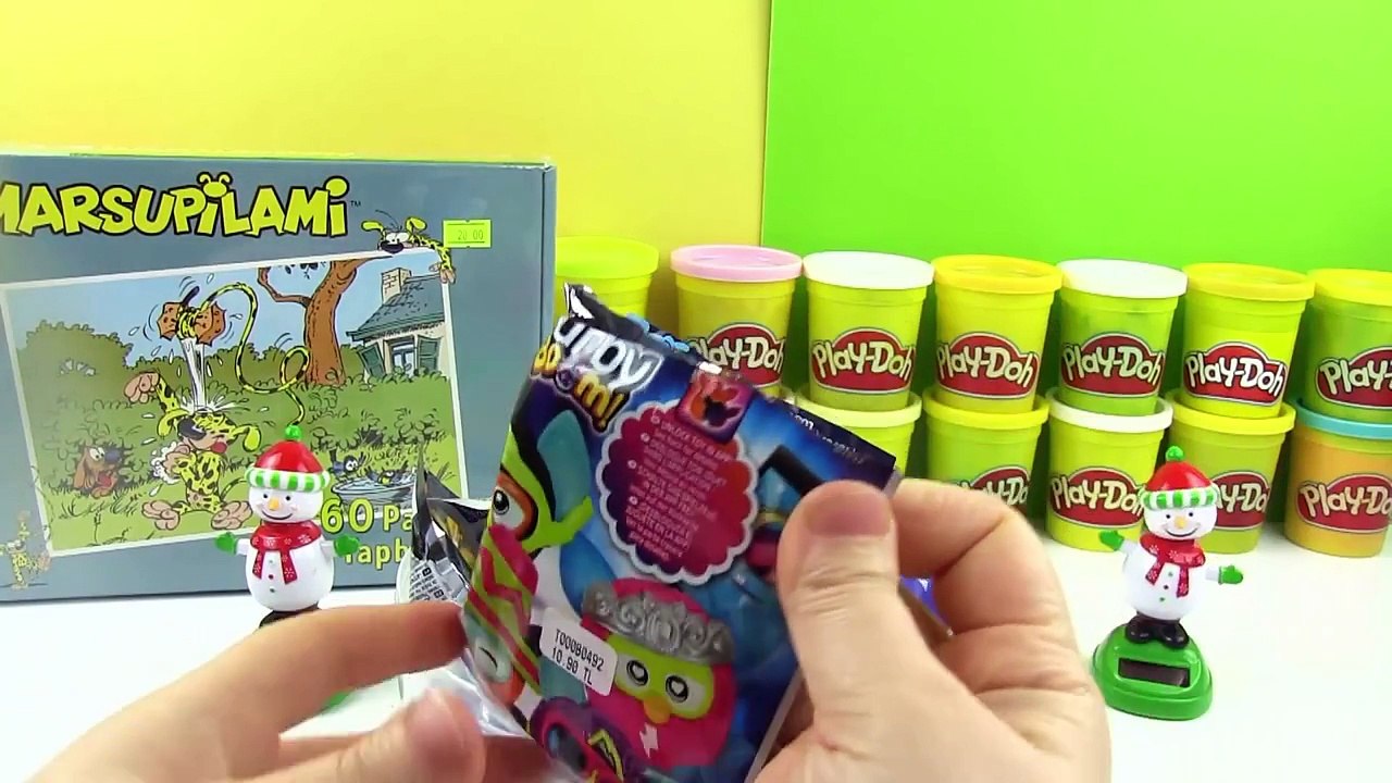 Marsupilami Oyun Hamuru DEV Sürpriz Yumurta Açma Pepee Paw Patrol Furby Şirinler Minions Oyuncaklar