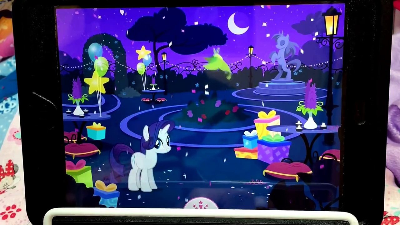 My Little Pony Rarity Party Day Friendship Celebration Cutie Mark Magic App Game!