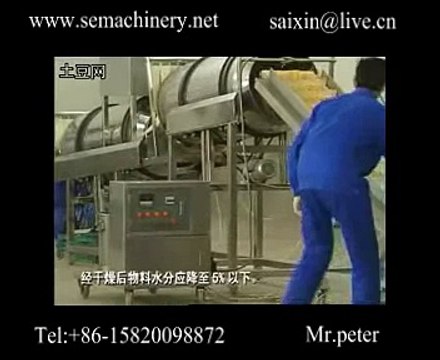 corn snacks extruder