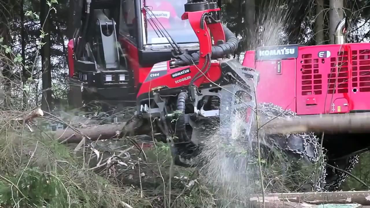 Harvester Komatsu 931.1 with C144 Harvesting Head