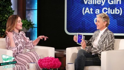 Emilia Clarke Shows Off Accent Skills While Playing 'Heads Up'