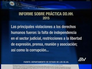 Informe de EEUU sobre DDHH y respuesta cancillería