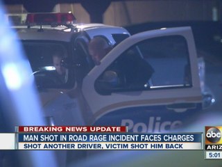 Man shot in road rage incident faces charges