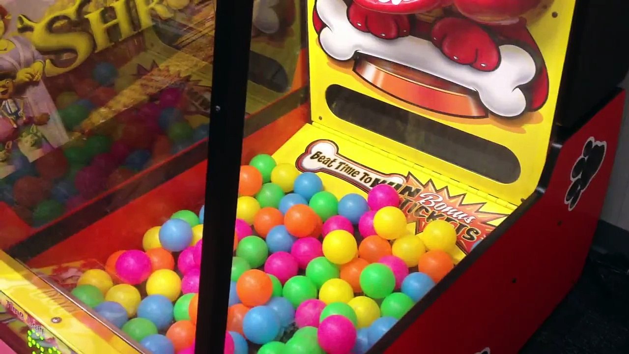 Play balls at Chuck E.Cheese