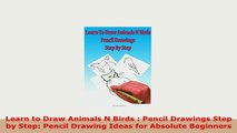 Download  Learn to Draw Animals N Birds  Pencil Drawings Step by Step Pencil Drawing Ideas for Read Full Ebook