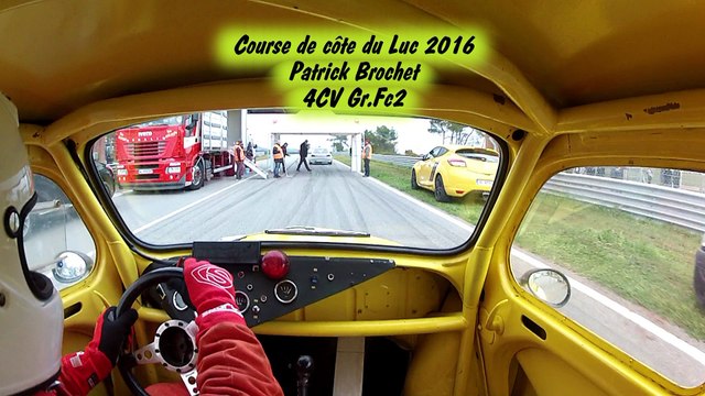 Course de côte du Luc 2016 Patrick Brochet 4 CV Gr.Fc/2 4ème monte
