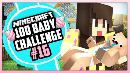 Minecraft: 100 Baby Challenge - TWO BABIES! - EP 16