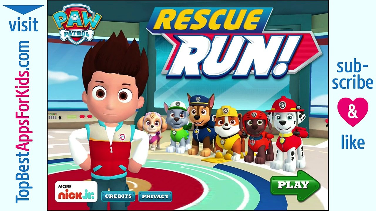 PAW Patrol: Rescue Run - Nickelodeon Game App for Kids