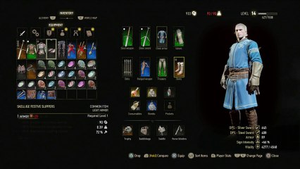 WITCHER 3 DEATH MARCH! WALKTHROUGH 98 - CONTRACT MUIRE D'YAEBLEN ABAYA BOSS