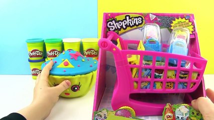 Shopkins Oyun Hamuru DEV Cupcake Oyuncak Market Arabası Açma