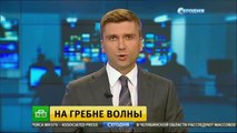 Австралийский байкер прокатился по водной глади океана на мотоцикле: видео