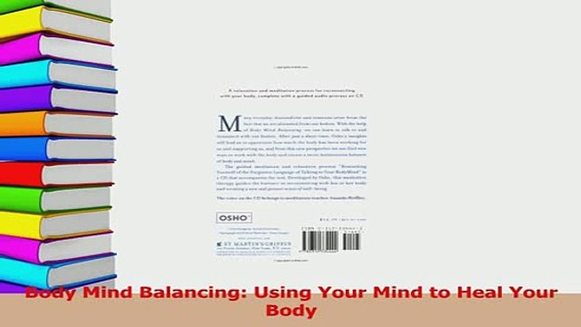 Download Body Mind Balancing Using Your Mind to Heal Your Body Ebook Online