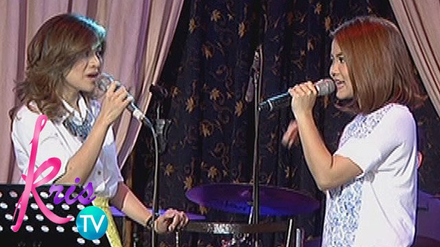 Kris TV: Kyla and Juris sing I'll Never Get Over You Getting Over Me