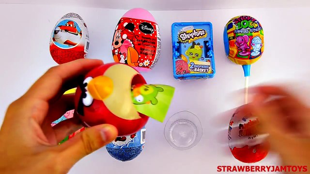 Spider Man and Spongebob - Shopkins Kinder Surprise Chupa Chup Peppa Pig Minnie Mouse - Surprise Egg