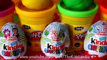 Play-Doh Surprise Eggs Kinder Surprise Cars PAW PATROL Frozen Princess Lalaloopsy Masha Luntik