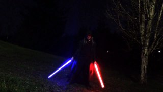 Stickie blades dual wield lightsaber contact