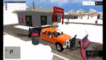 Farming simulator 2015 snow plowing (McDonald's) ep 4