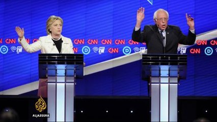 Democratic presidential hopefuls debate in New York