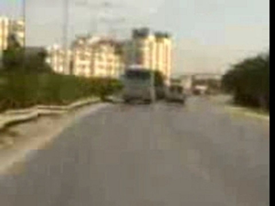 Bus danger