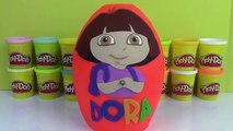 Kaşif Dora Oyun Hamuru DEV Sürpriz Yumurta Açma Play Doh Giant Egg