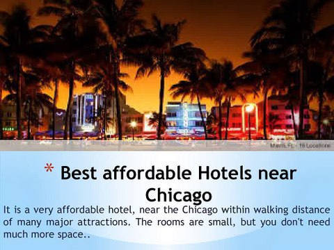 Best affordable Hotels in Chicago