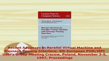 PDF  Recent Advances in Parallel Virtual Machine and Message Passing Interface 4th European  Read Online