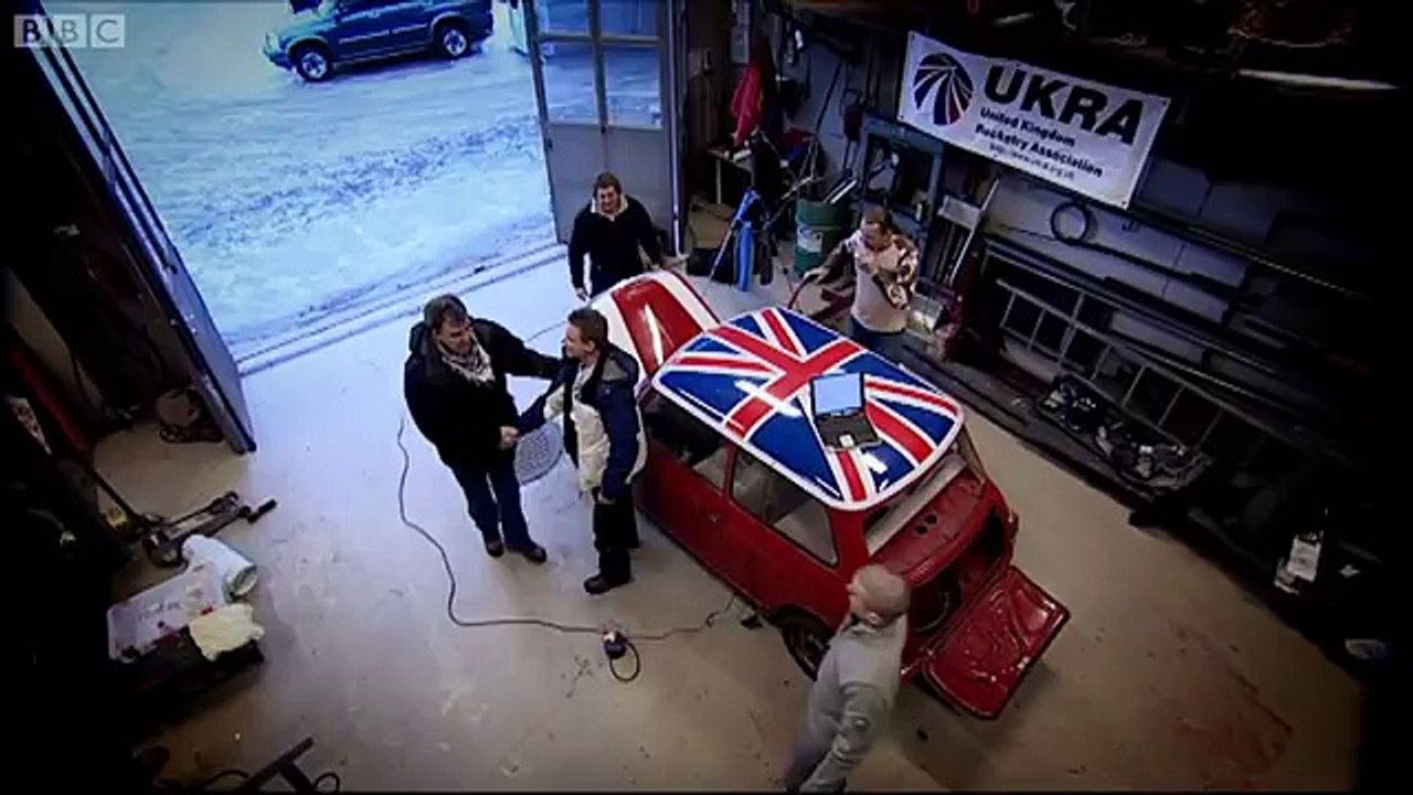 Mini Ski Jump (Part 1) Top Gear Winter Olympics BBC