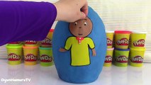 Caillou Oyun Hamuru DEV Sürpriz Yumurta Oyuncak Açma