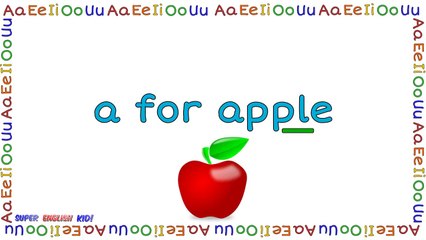 ♫ The Vowels Phonics Song for Children. Tune of BINGO - AEIOU. (Grade 1-2)♫