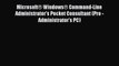 [Read PDF] Microsoft® Windows® Command-Line Administrator's Pocket Consultant (Pro - Administrator's