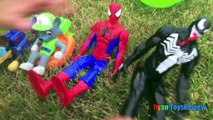 HUGE EGGS SURPRISE TOYS CHALLENGE Inflatable water slide Disney Cars Toys Paw Patrol Spiderman