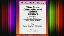 Read  The Four Gospels and Other Essays  Full EBook