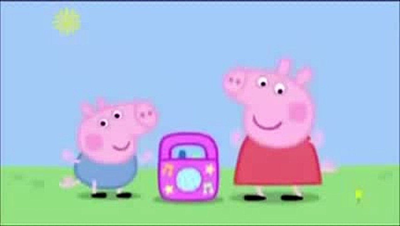 Peppa Pig listens to grown up music