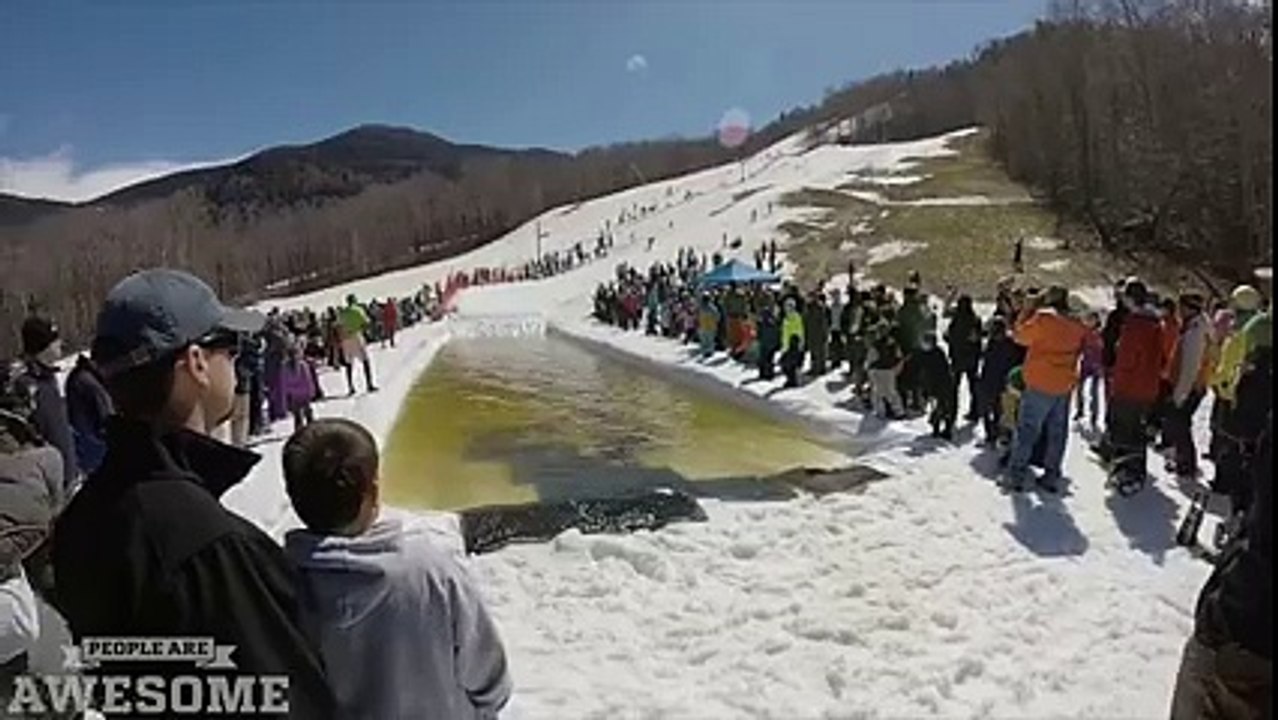 Ce skieur ne peut plus s'arreter... Figure de Dingue