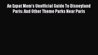 PDF An Expat Mom's Unofficial Guide To Disneyland Paris: And Other Theme Parks Near Paris