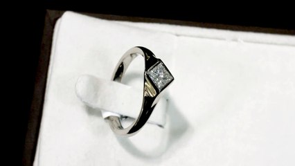 Princess Cut Diamond Solitaire Ring