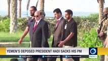 Yemen's fugitive president Hadi sacks his PM