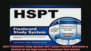 FREE PDF  HSPT Flashcard Study System HSPT Exam Practice Questions  Review for the High School  FREE BOOOK ONLINE