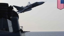 Russian fighter jets fly within 30 feet of U.S. warship